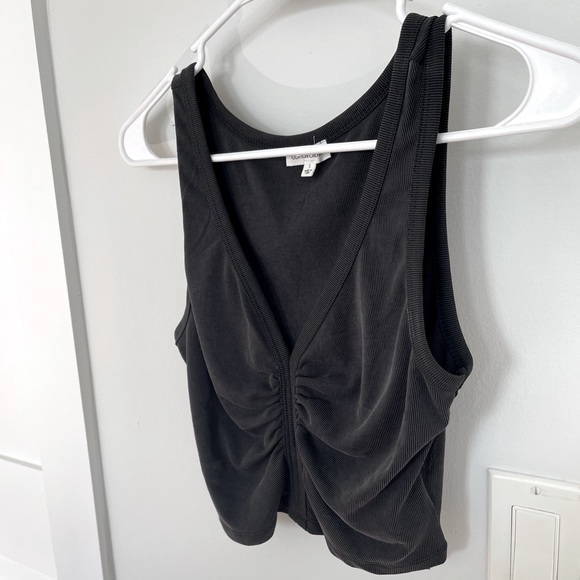 Charcoal Cropped Tank - Size Small - Picture 1 of 2